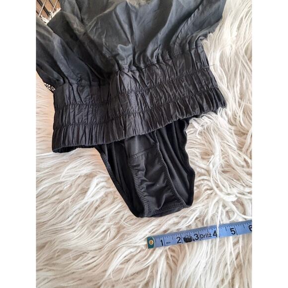 Free People Smocked Sporty Workout Movement Way Home High Rise Shorts Medium - Picture 12 of 12